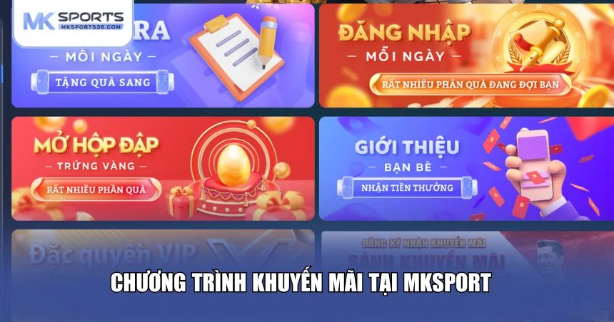 Chương trình khuyến mãi tại MKSPORT